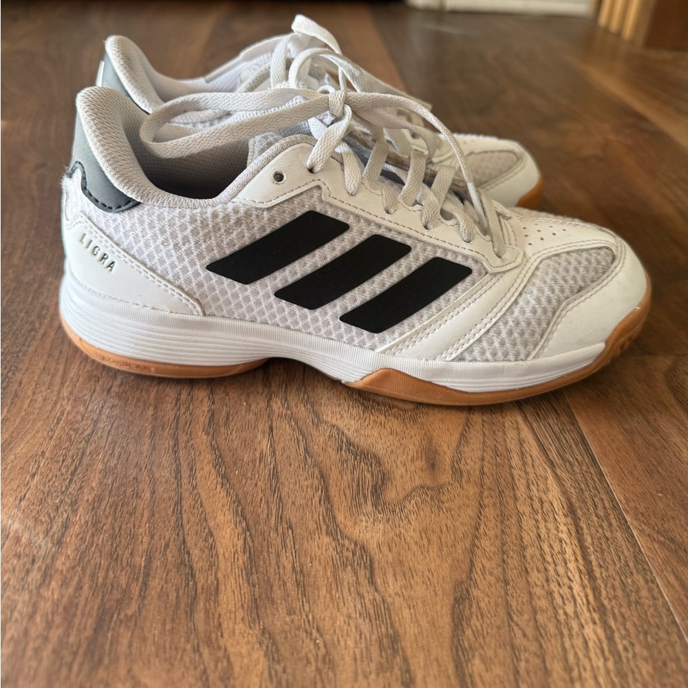 adidas Kids White and Black Sneakers